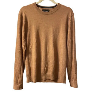 BONOBOS CLASSIC TAN MERINO WOOL SWEATER